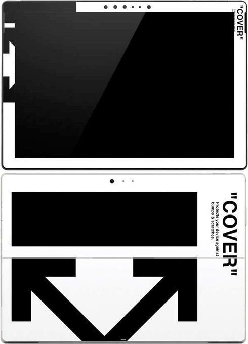 Black and White Arrows Surface Pro (2017) Skin
